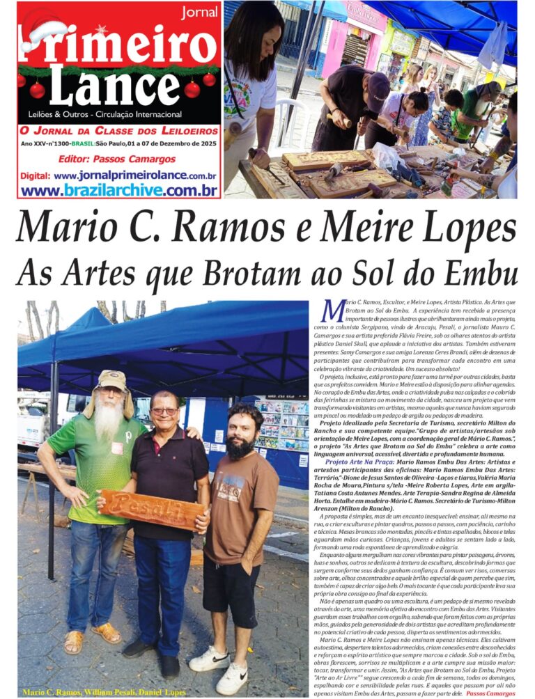 Edição 1300- Jornal Primeiro Lance - Impresso e Digital