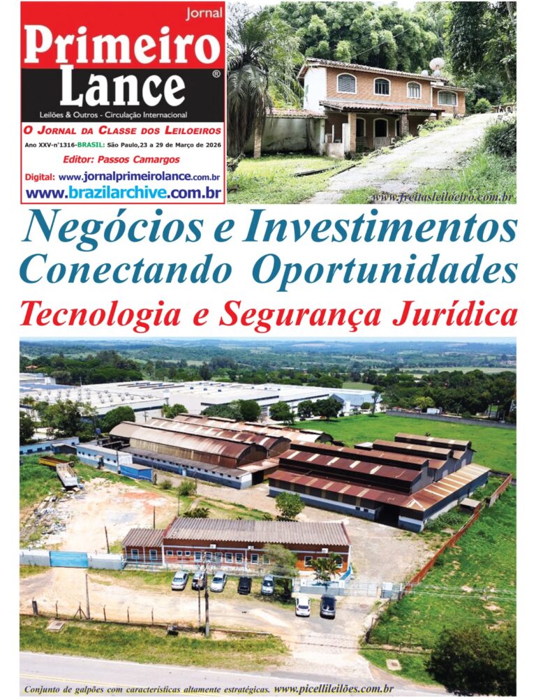 Edição 1316 - Jornal Primeiro Lance - Impresso e Digital