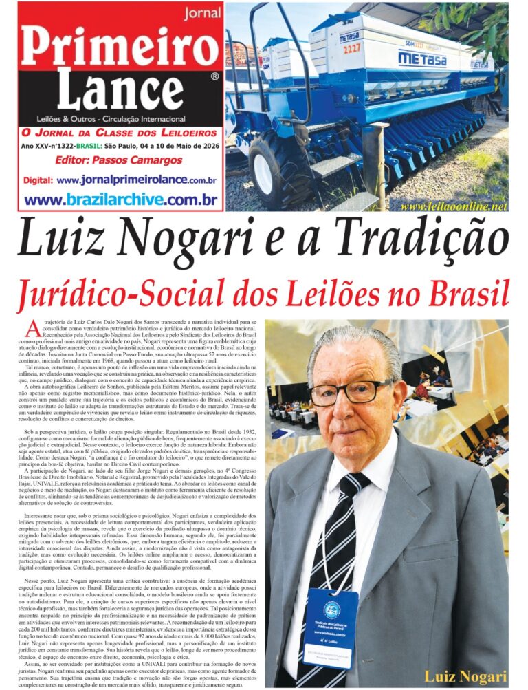 Edição 1322 - Jornal Primeiro Lance - Impresso e Digital