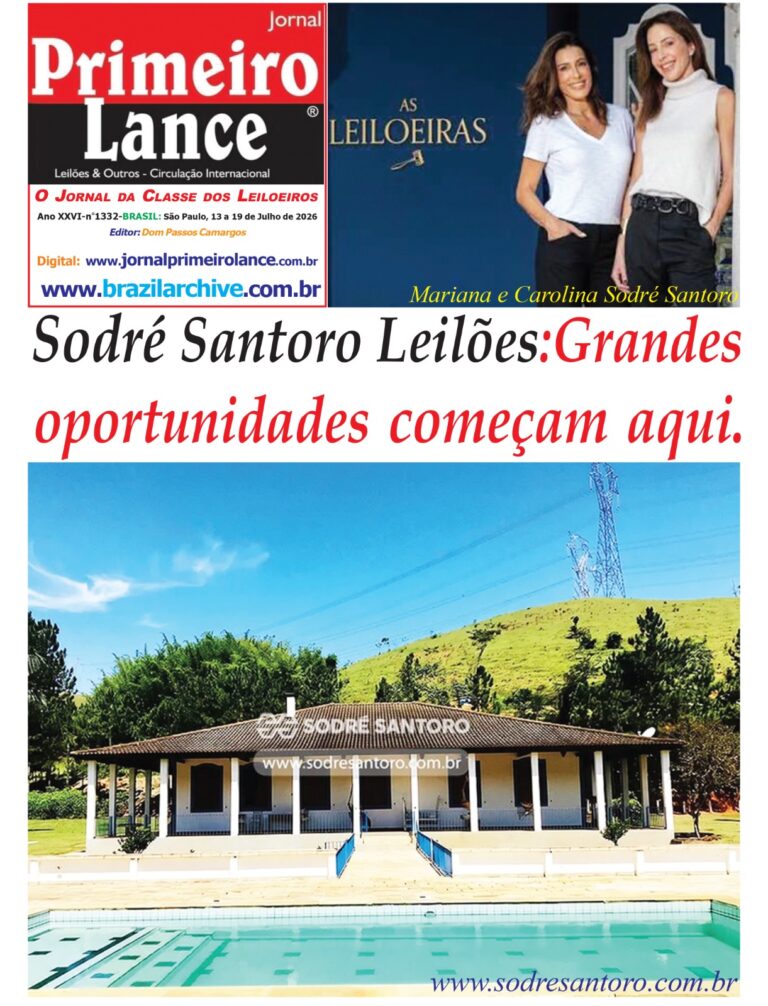 Edição 1332 Jornal Primeiro Lance - Digital e Impresso