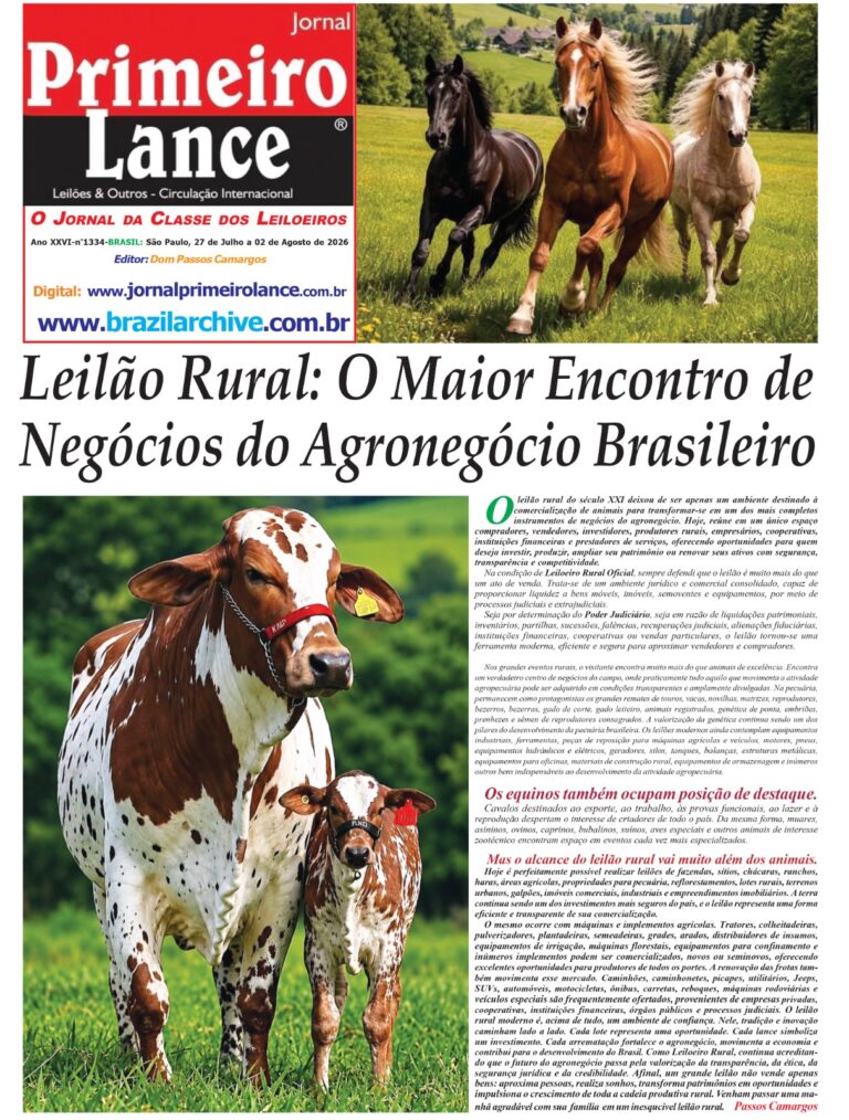 Edição 1335 - Jornal Primeiro Lance - Digital